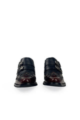 Crimson Reaper Buckle Loafers