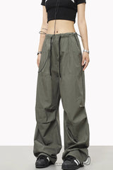 Urban Glide Adjustable Wide Pants - ArmyGreen