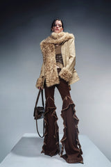 Plush Layered Luxe Shearling Jacket