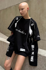 Detachable Velocity Graphic Jersey Top