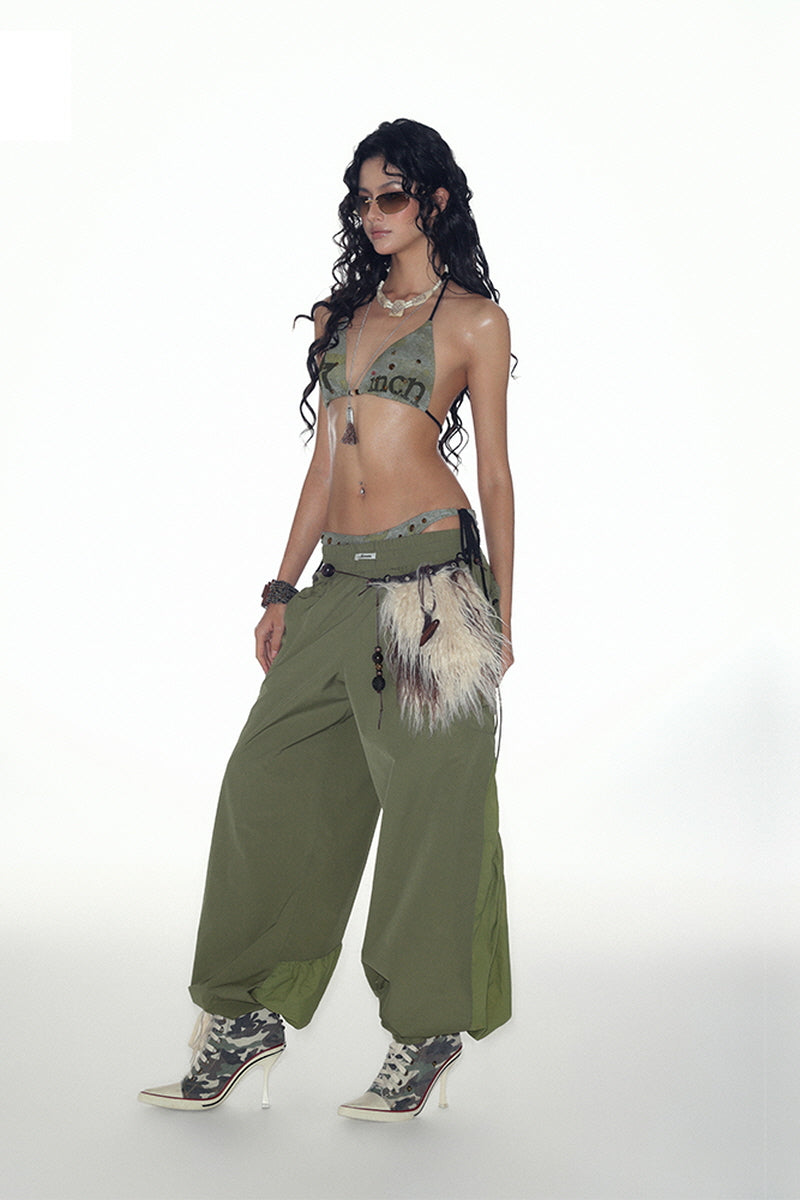 Urban Draped Paratrooper Cargo Pants