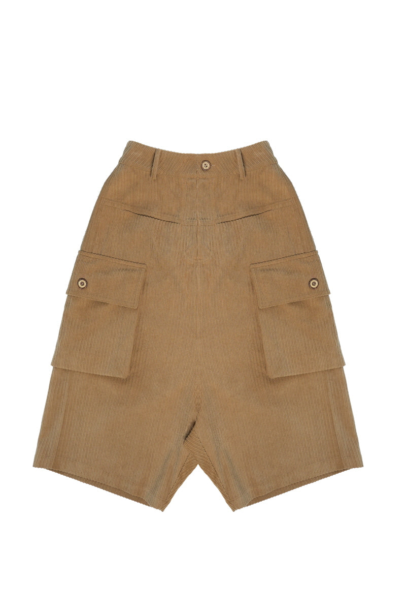 Classic Corduroy Utility Shorts