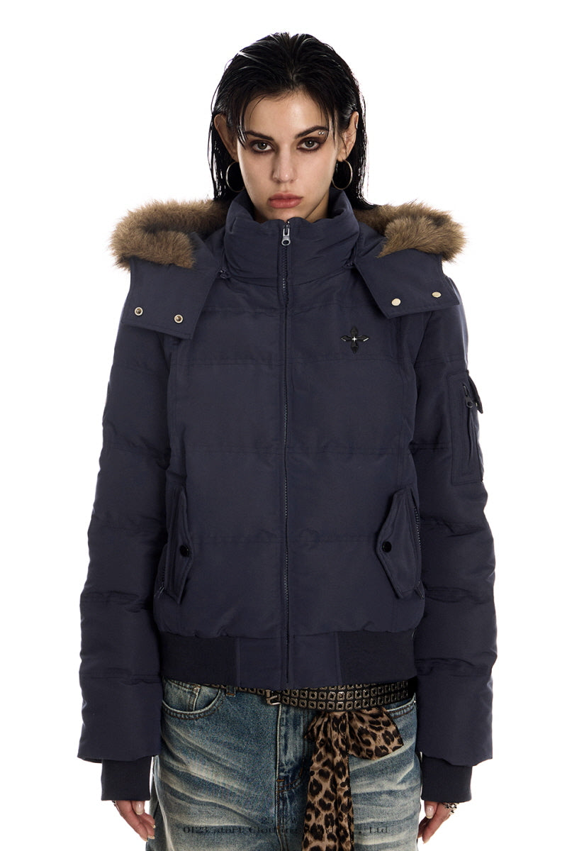 Urban Frost Faux-Fur Hooded Puffer Jacket