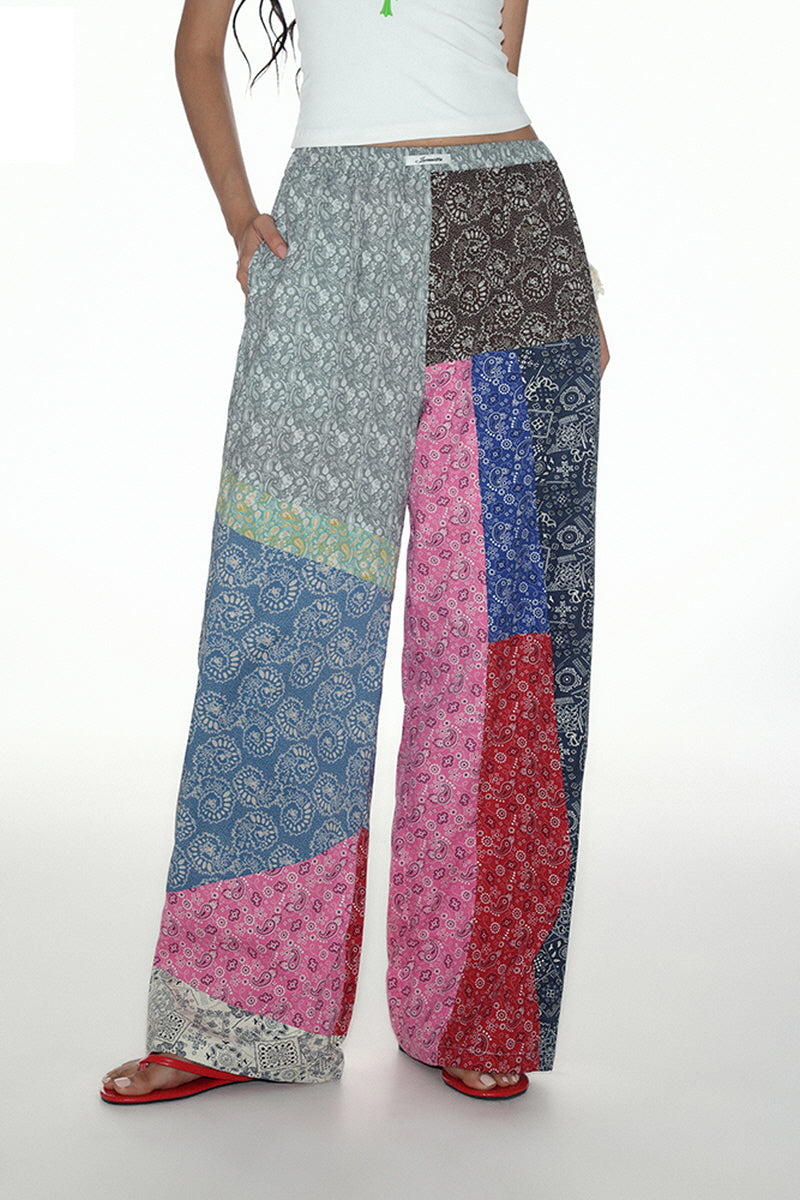 Patchwork Nomad Wide Pants