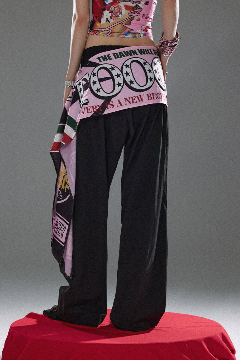 Effortless Edge Straight-Leg Pants