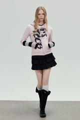 Tiered Pleated Mini Skirt