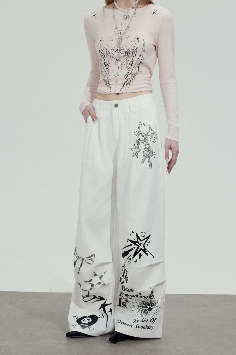 Street Sketch Wide Pants