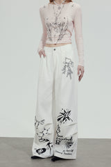 Street Sketch Wide Pants