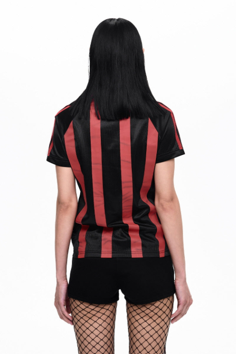 Rhinestone Star Striker Jersey Top
