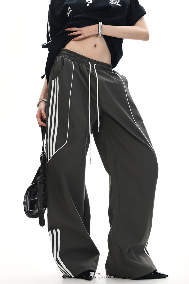 Streetline Wide-Leg Track Pants