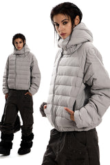 Urban Shield Padded Zip-Up Jacket - Gray