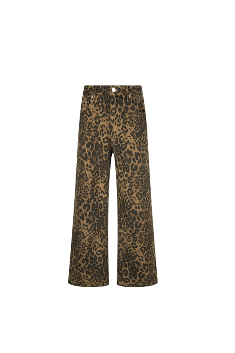 Feral Motion Leopard Wide Pants