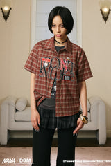 Rebel Plaid Graphic Shirt