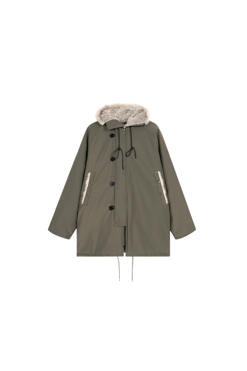 Frost Harbor Oversized Parka - Green