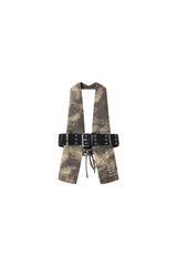 Belted Camo Halter Top