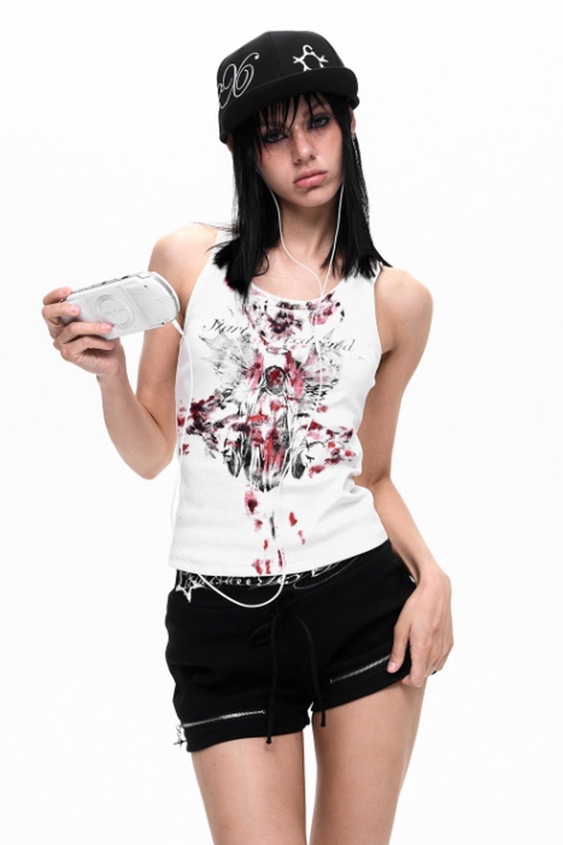 Fallen Angel Graphic Tank Top