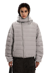 Urban Shield Padded Zip-Up Jacket - Gray