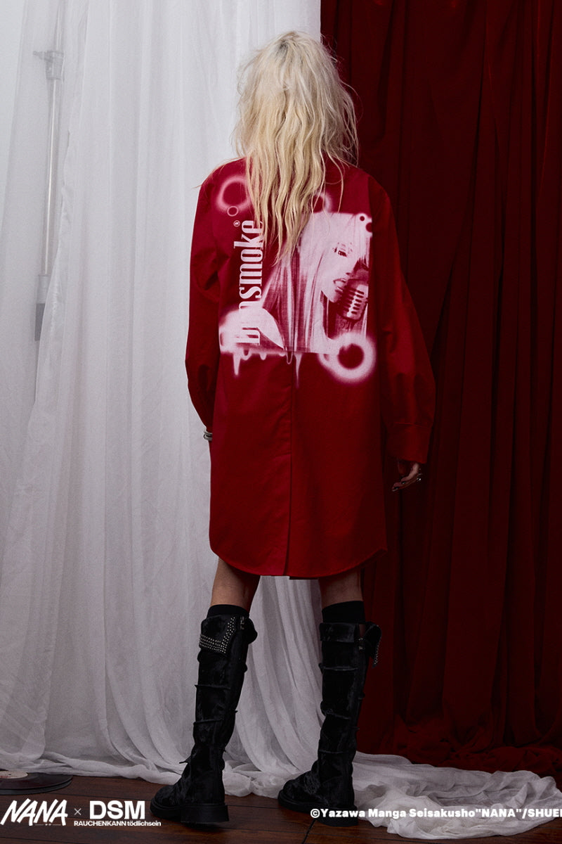 Crimson Rebellion Long Shirt