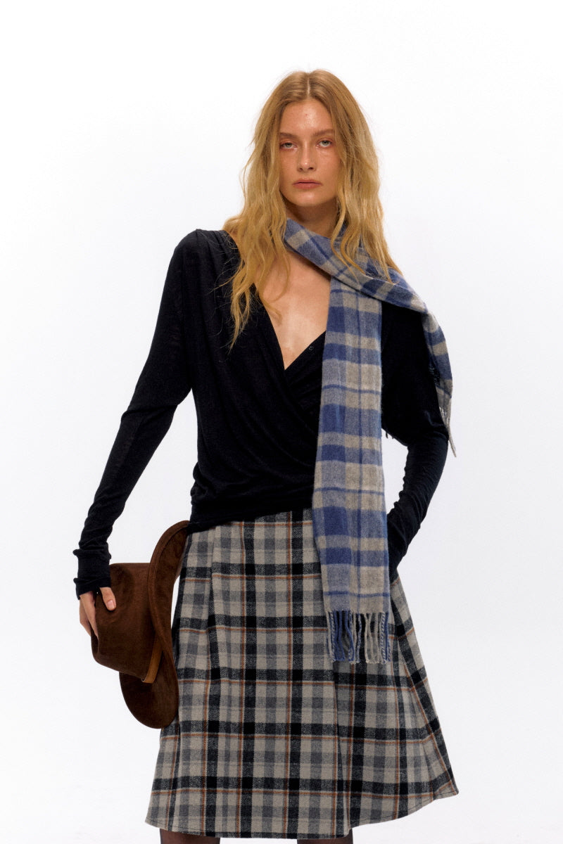 Highland Echo Plaid Skirt