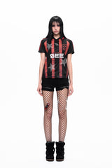 Rhinestone Star Striker Jersey Top