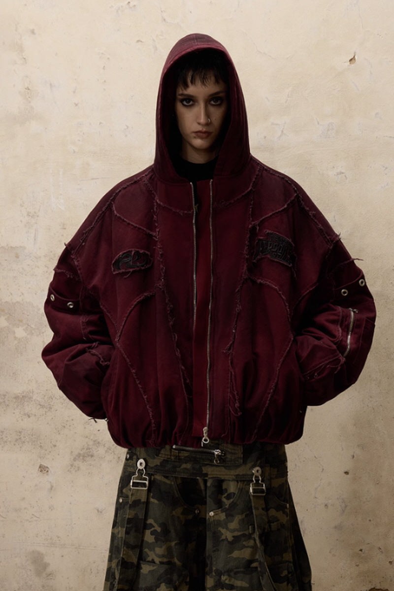 Aged Urban Warrior Hooded Jacket