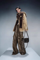 Deadwood Reclaimed Oversized Fur Jacket