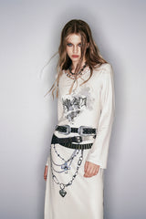 Urban Relic Graphic Belted Maxi