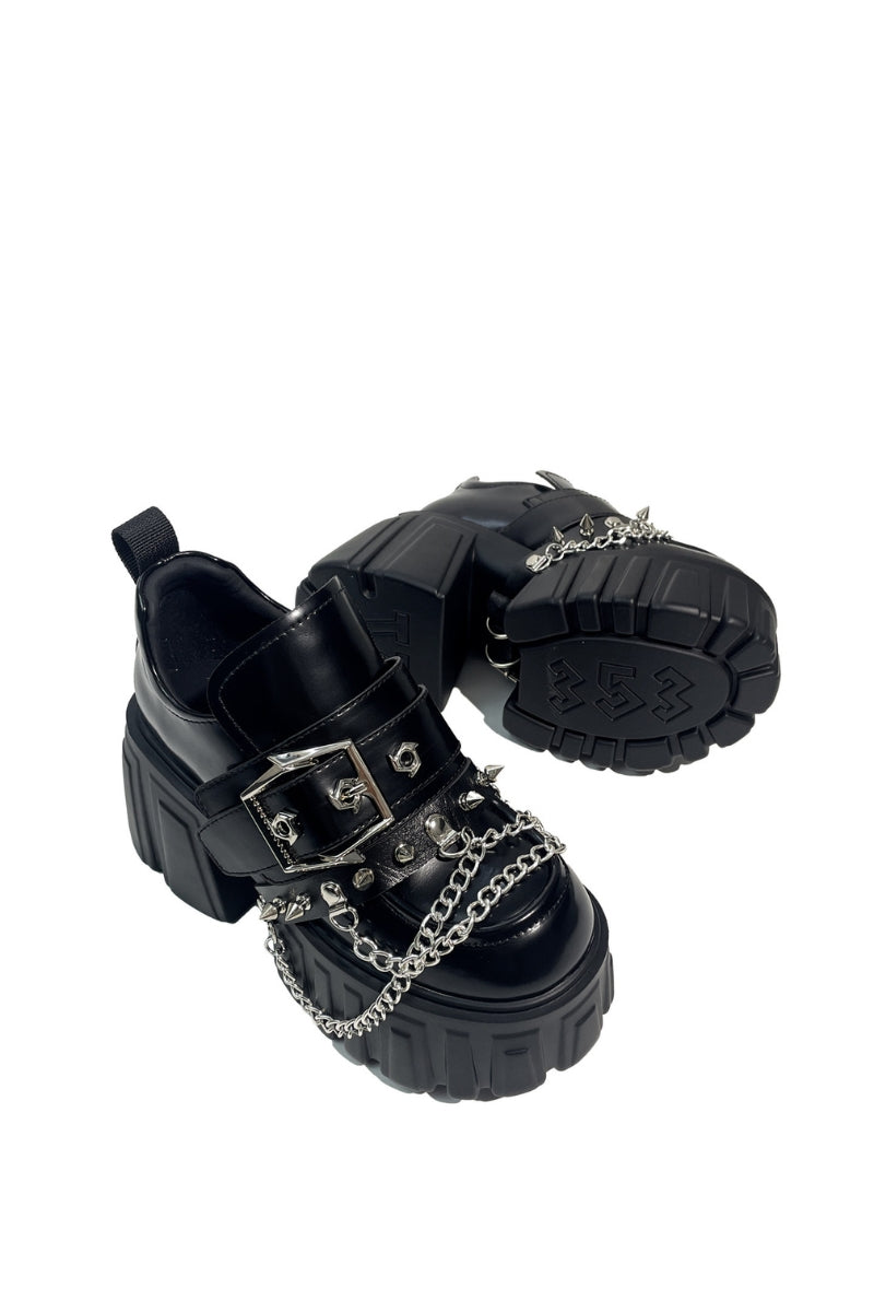 Chain Riot Platform Loafers