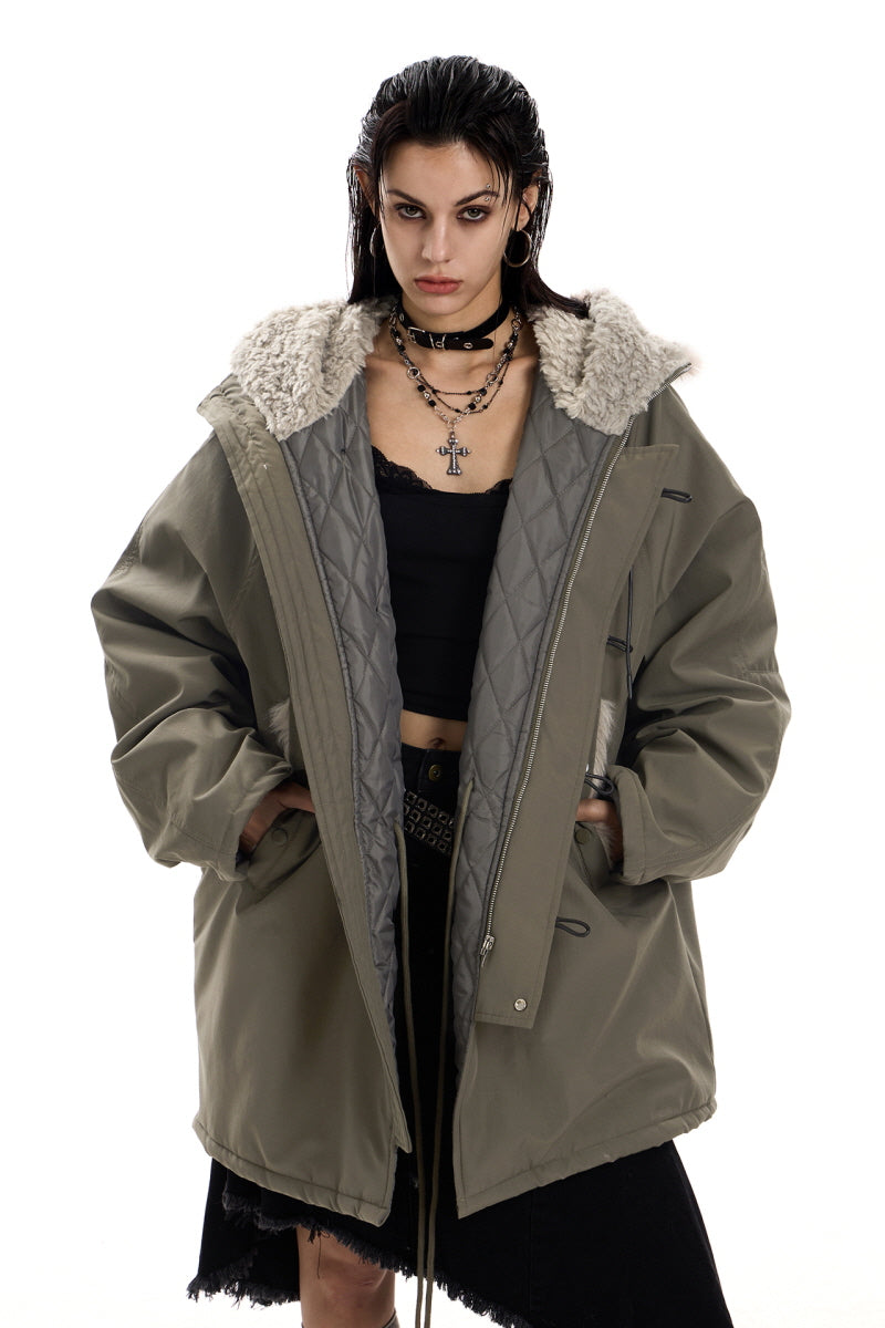 Frost Harbor Oversized Parka - Green
