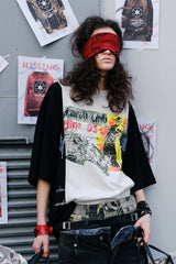 Rebel Time Collage Graphic T-Shirt