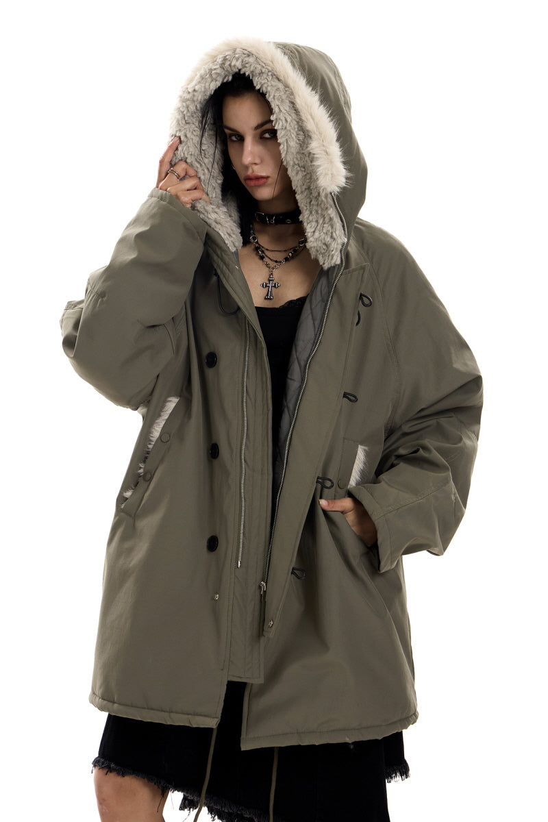 Frost Harbor Oversized Parka - Green
