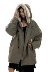 Frost Harbor Oversized Parka - Green