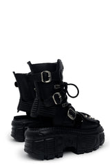 Titan Buckle Platform Sandals