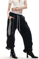 Streetline Wide-Leg Track Pants