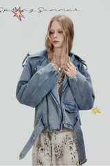 Rebel Zip Denim Jacket