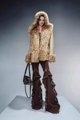 Plush Layered Luxe Shearling Jacket