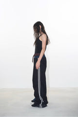 Dual-Tone Double-Layer Statement Pants