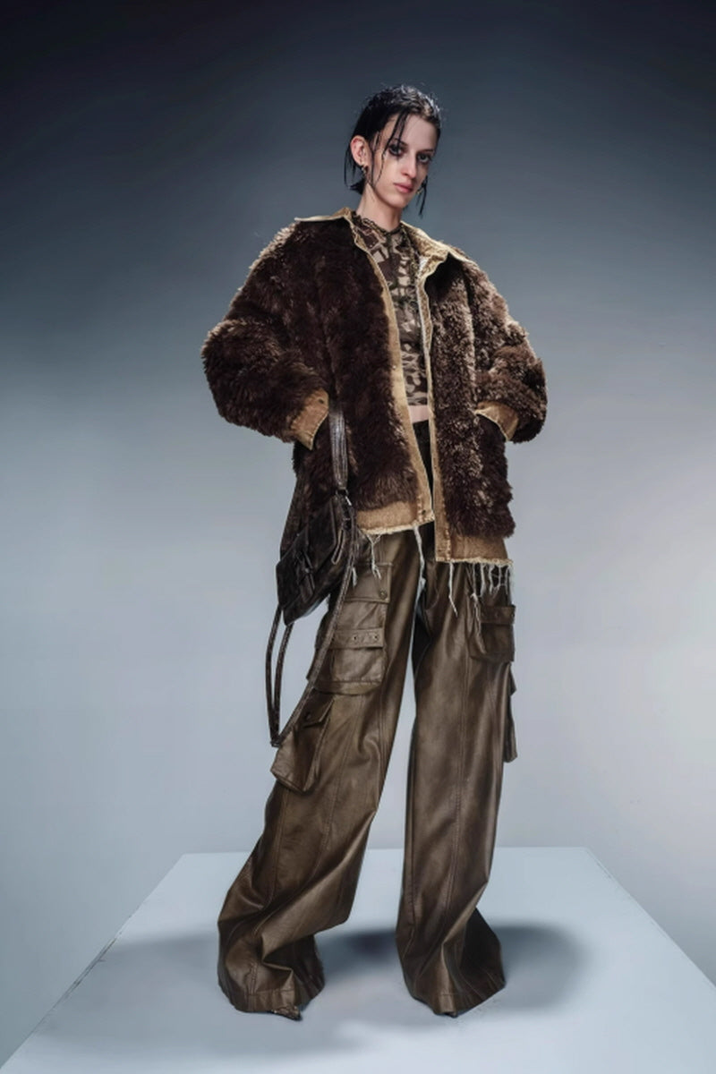 Deadwood Reclaimed Oversized Fur Jacket