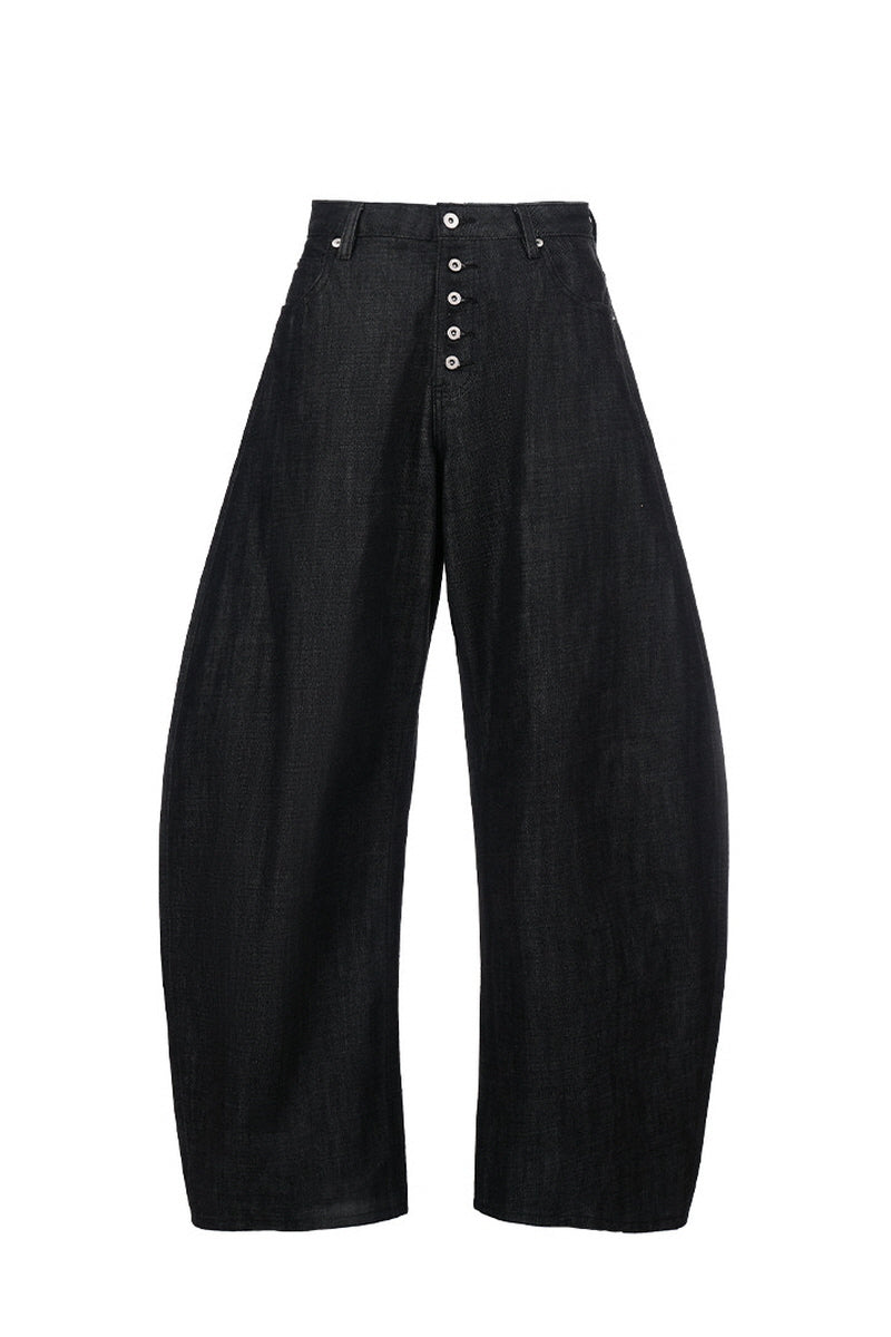 Shadow Curve Wide-Leg Jeans