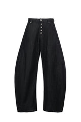 Shadow Curve Wide-Leg Jeans