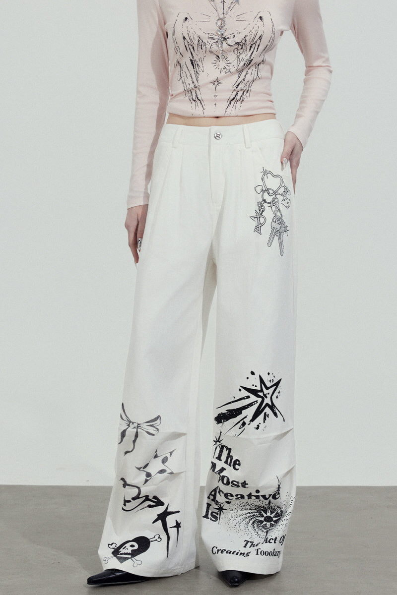 Street Sketch Wide Pants