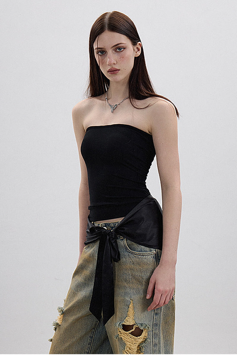 Dual Form Wrap Halterneck Top