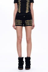 Military Trim Hot Pants