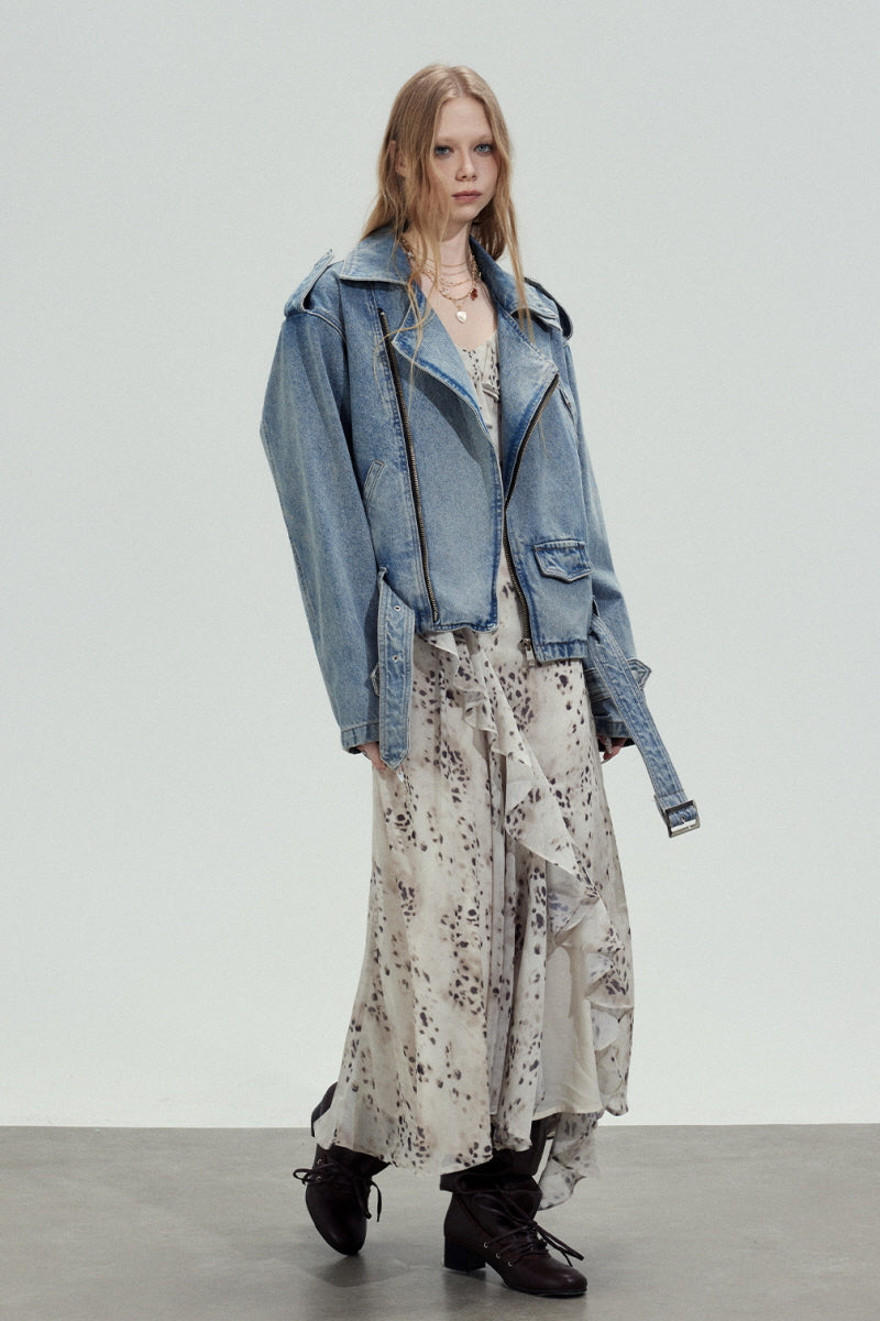 Rebel Zip Denim Jacket