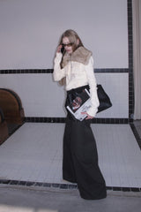 Apricot Trace Fur Jacket