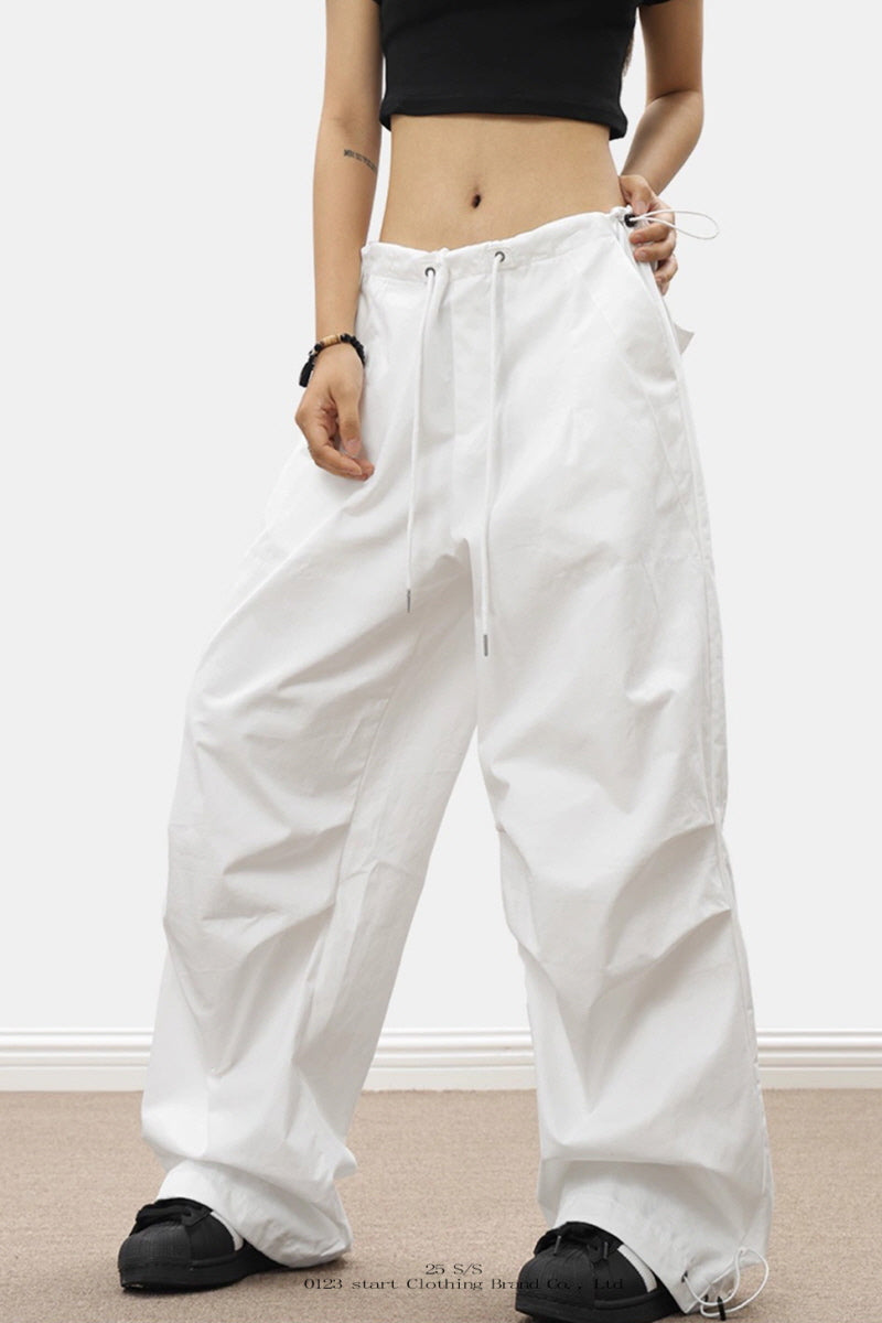 Urban Glide Adjustable Wide Pants - White