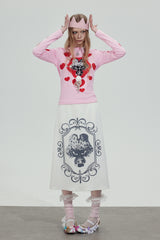 Heart Graphic Slim Top