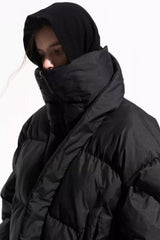 Distorted Structure Puffer Jacket