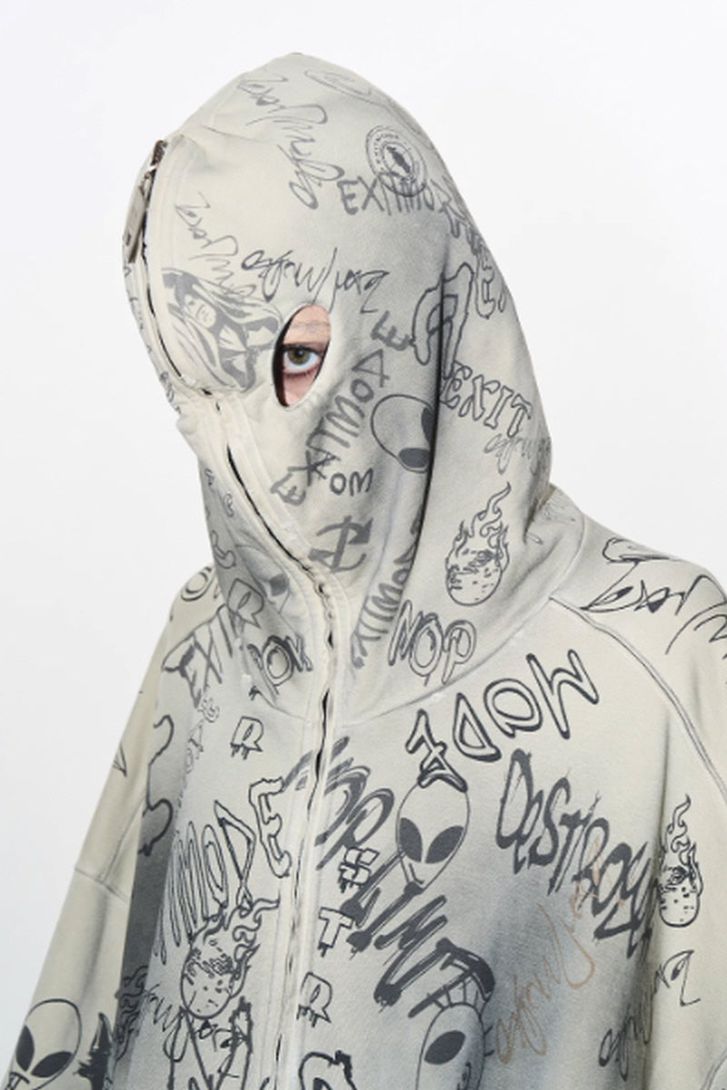 Urban Chaos Graffiti Hooded Sweatshirt