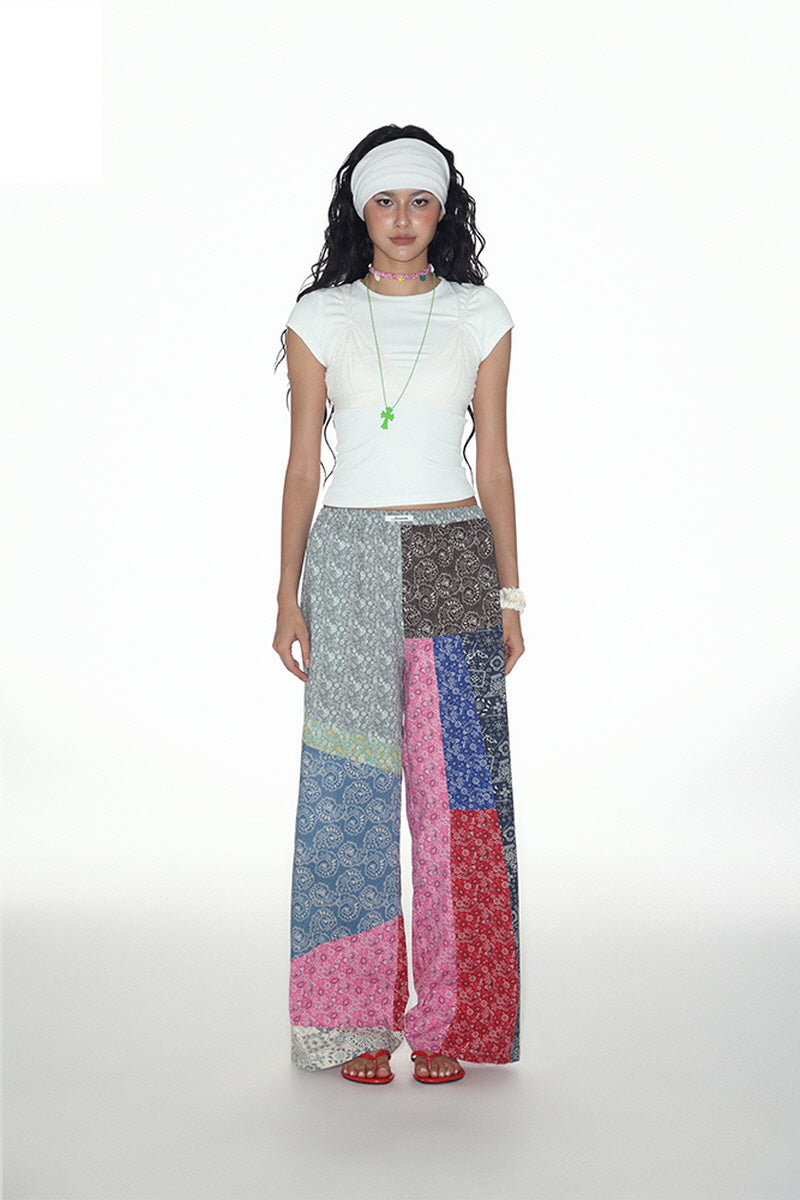 Patchwork Nomad Wide Pants